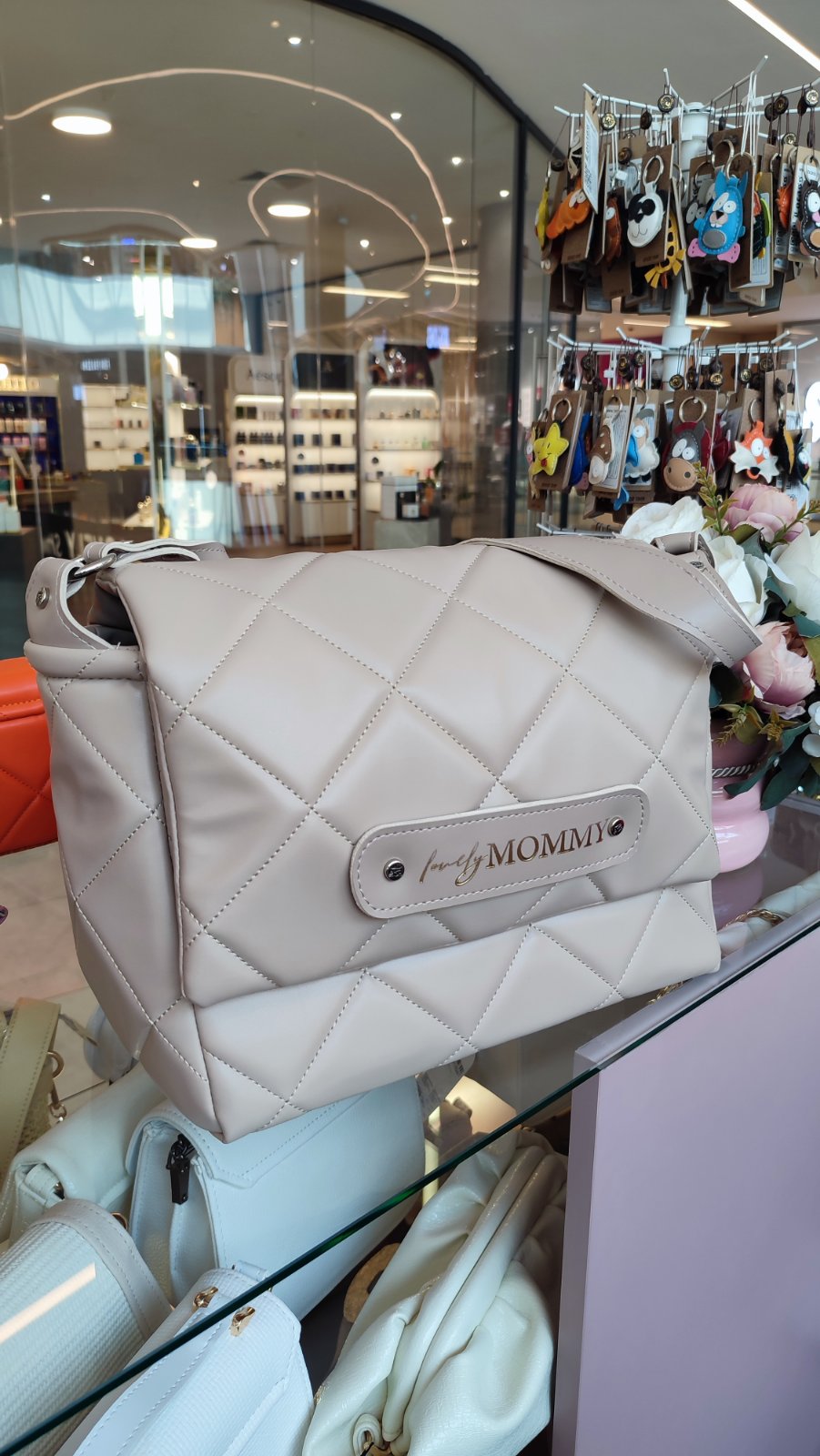 MOMMY BAG - темна крем